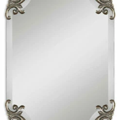 Uttermost Andretta Baroque Silver Mirror Accessories