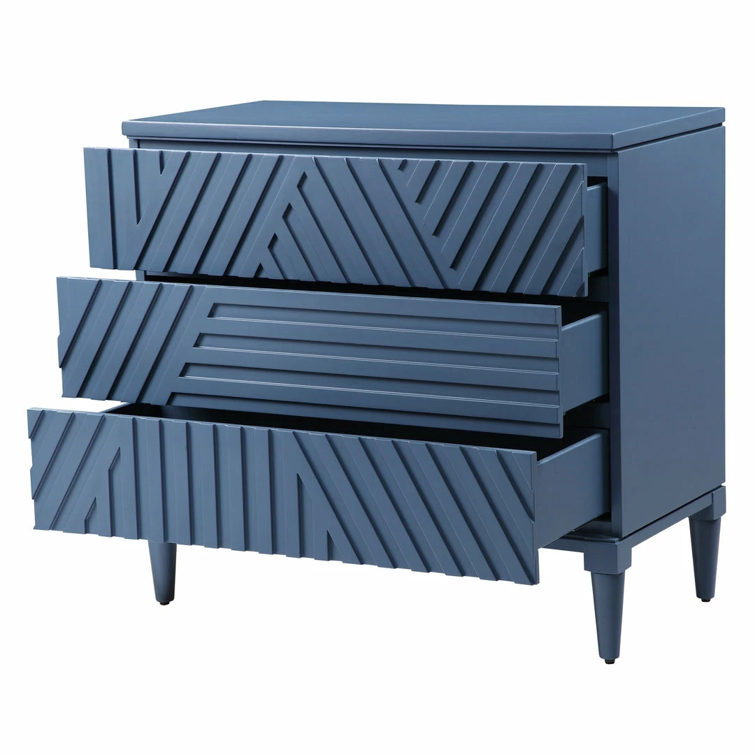 Deals ✨ Uttermost Colby Blue Drawer Chest Chests 🌟 8 Uttermost Colby Blue Drawer Chest Chests