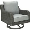Signature Design By Ashley® Elite Park - Gray - Swivel Lounge W/ Cushion Chairs