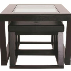 Ashley Furniture Kelton - Espresso - Cocktail Tbl W/2 Stools (3/cn)