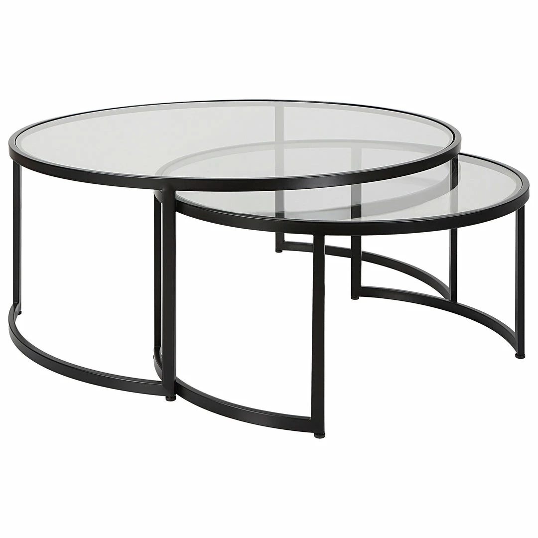 Coupon ๐ Uttermost Rhea Black Nesting Coffee Tables S/2 ๐ 3 Uttermost Rhea Black Nesting Coffee Tables S/2