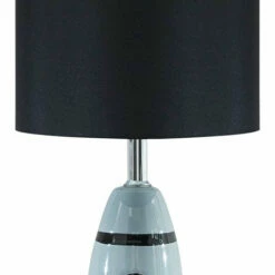 Ashley Furniture Cale - Gray/black - Ceramic Table Lamp (1/cn)