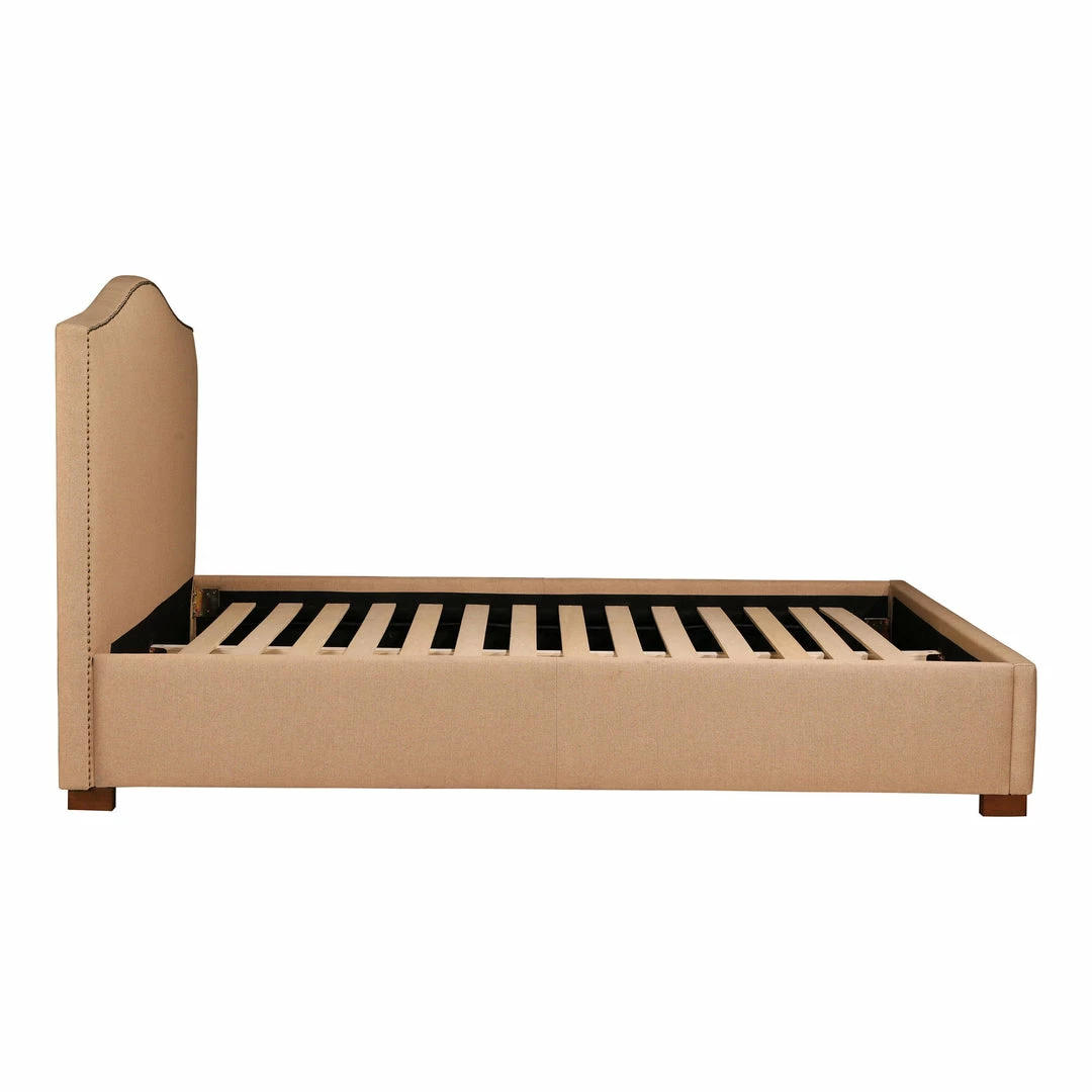 Budget 😉 Moe's Home Collection Zale King Bed Oatmeal Beds 😍 8 Moe's Home Collection Zale King Bed Oatmeal Beds