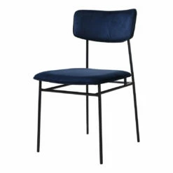 Moe's Home Collection Sailor Dining Chair Blue