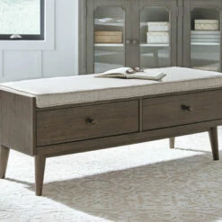 Ashley Furniture Benches Chetfield - Beige/brown - Storage Bench