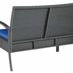 Best deal 😀 Signature Design By Ashley® Outdoor Sets Alina - Gray/blue - Love/chairs/table Set (4/cn) 🧨 31 Signature Design By Ashley® Outdoor Sets Alina - Gray/blue - Love/chairs/table Set (4/cn)