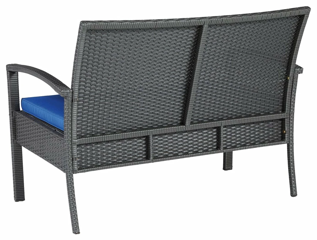 Best deal 😀 Signature Design By Ashley® Outdoor Sets Alina - Gray/blue - Love/chairs/table Set (4/cn) 🧨 17 Signature Design By Ashley® Outdoor Sets Alina - Gray/blue - Love/chairs/table Set (4/cn)