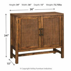 Ashley Furniture Beckings - Brown - Accent Cabinet Cabinets