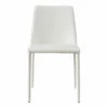Moe's Home Collection Chairs Nora Pu Dining Chair White-m2