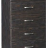 Ashley Furniture Reylow - Dark Brown - Five Drawer Chest