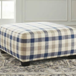 Ashley Furniture Ottomans Meggett - Nautical - Oversized Accent Ottoman