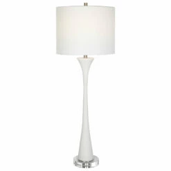 Uttermost Fountain White Marble Buffet Lamp Accessories