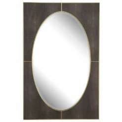 Accessories Uttermost Cyprus Gray Shagreen Mirror
