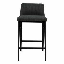 Moe's Home Collection Baron Counter Stool Charcoal Stools