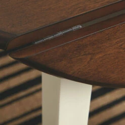 Ashley Furniture Tables Woodanville - Light Brown - Round Drm Drop Leaf Table