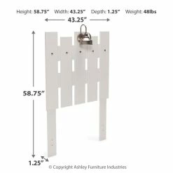Signature Design By Ashley® Vaibryn - White - Twin Panel Headboard