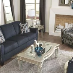 Ashley Furniture Creeal - Blue - Sofa Sofas