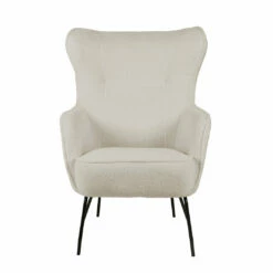 Buy ๐ Emerald Home Chairs Franky Accent Chair, Cream Boucle ๐ 11 Emerald Home Chairs Franky Accent Chair, Cream Boucle