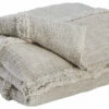 Best Sale 🔥 Ashley Furniture Samsen - Linen - Throw (3/cs) 🎉 1 Ashley Furniture Samsen - Linen - Throw (3/cs)