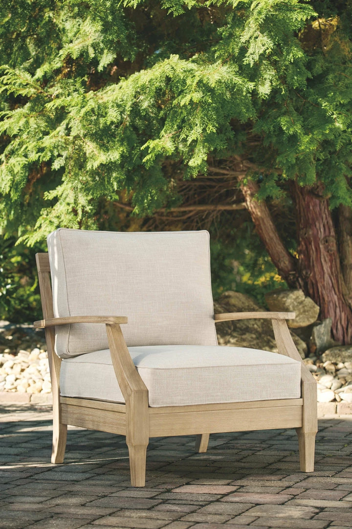 Flash Sale 🤩 Signature Design By Ashley® Clare View - Beige - 4 Pc. - Lounge Set Outdoor Sets ✔️ 8 Signature Design By Ashley® Clare View - Beige - 4 Pc. - Lounge Set Outdoor Sets
