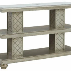 Ashley Furniture Chevanna - Platinum - Sofa Table Tables