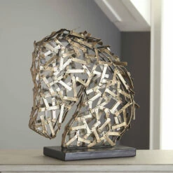 Wholesale 💯 Ashley Furniture Nahla - Antique Gold Finish - Sculpture Table Decor ⌛ 10 Ashley Furniture Nahla - Antique Gold Finish - Sculpture Table Decor