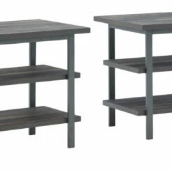 Ashley Furniture Jandoree - Grayish Brown - Rectangular End Table (2/cn) Tables