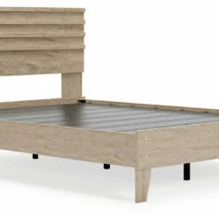 Signature Design By Ashley® Oliah - Natural - Queen Panel Platform Bed