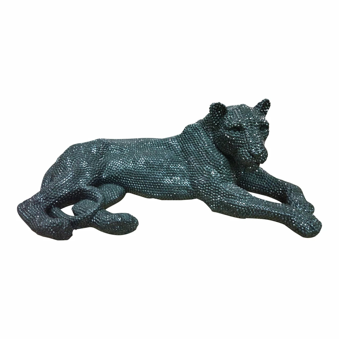 Outlet ❤️ Moe's Home Collection Panthera Statue Small Black Table Decor 🎉 3 Moe's Home Collection Panthera Statue Small Black Table Decor