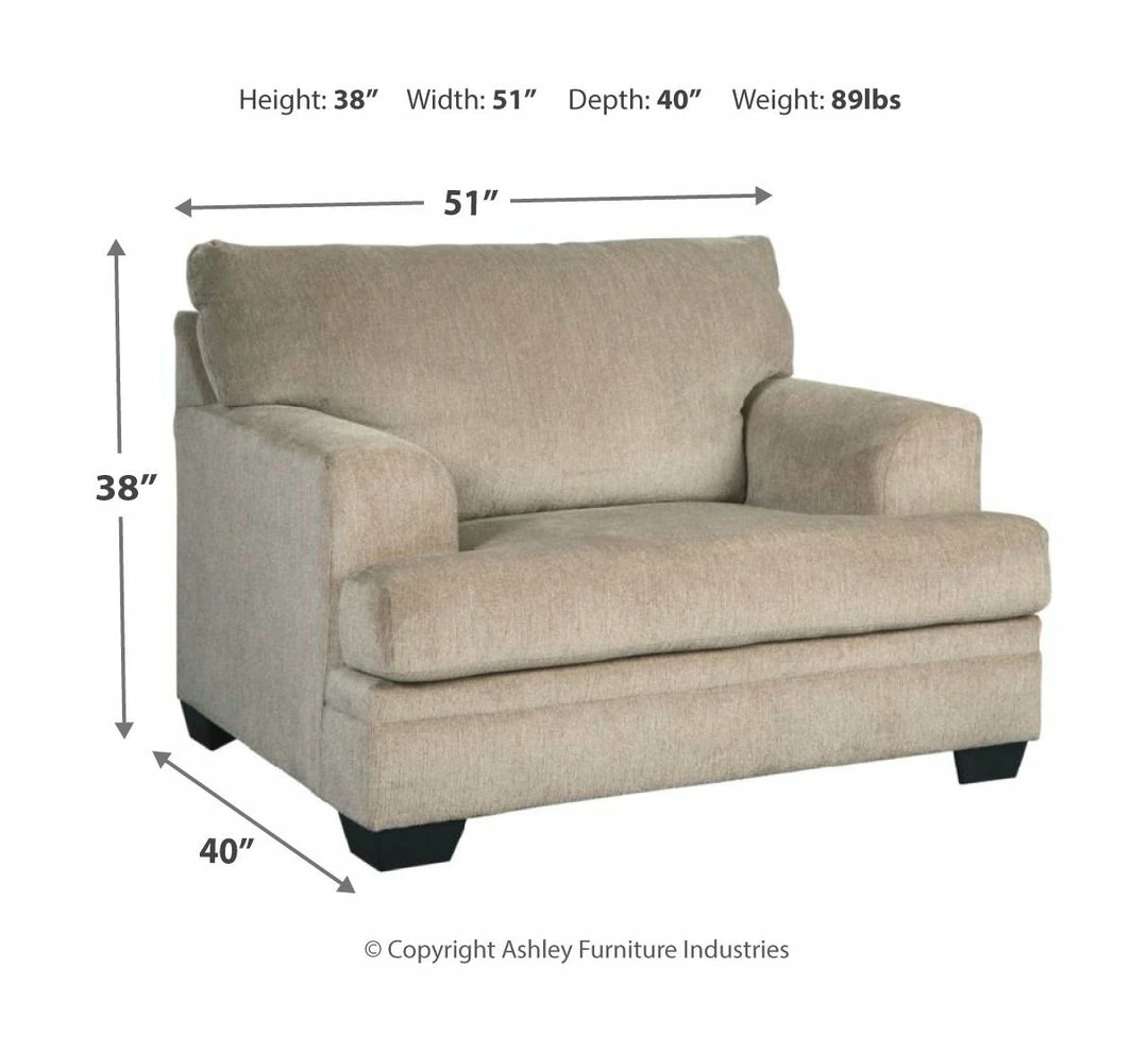 Cheap 😍 Signature Design By Ashley® Chair & Ottoman Sets Dorsten - Chair And A Half With Ottoman ✔️ 8 Signature Design By Ashley® Chair & Ottoman Sets Dorsten - Chair And A Half With Ottoman