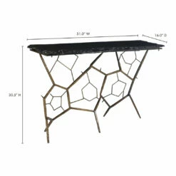 Moe's Home Collection Nate Slate Console Table Tables