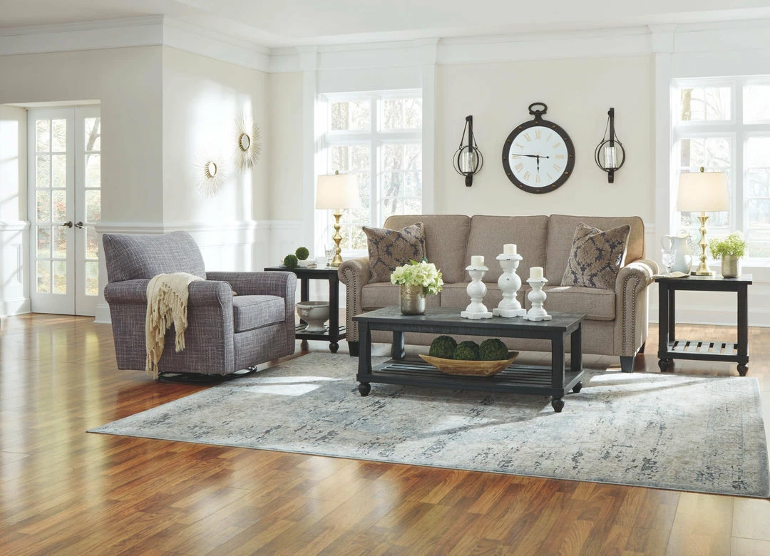 Cheap 👏 Ashley Furniture Chairs Renley - Ash - Swivel Glider Accent Chair 💯 6 Ashley Furniture Chairs Renley - Ash - Swivel Glider Accent Chair