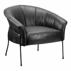 Moe's Home Collection Gordon Arm Chair Black Chairs