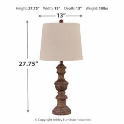 Ashley Furniture Accessories Magaly - Ultimate Best In Class Poly Table Lamp (2/CN)