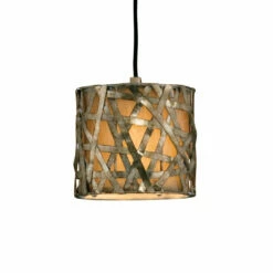 Accessories Uttermost Alita Champagne Mini Drum Pendant
