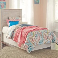 Signature Design By Ashley® Willowton - Panel Headboard With Bed Frame