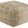 Outlet 😉 Ashley Furniture Accessories Madan - Ivory/natural - Pouf 🔔 1 Ashley Furniture Accessories Madan - Ivory/natural - Pouf