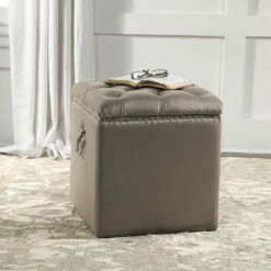 Uttermost Talullah Tufted Storage Ottoman Ottomans