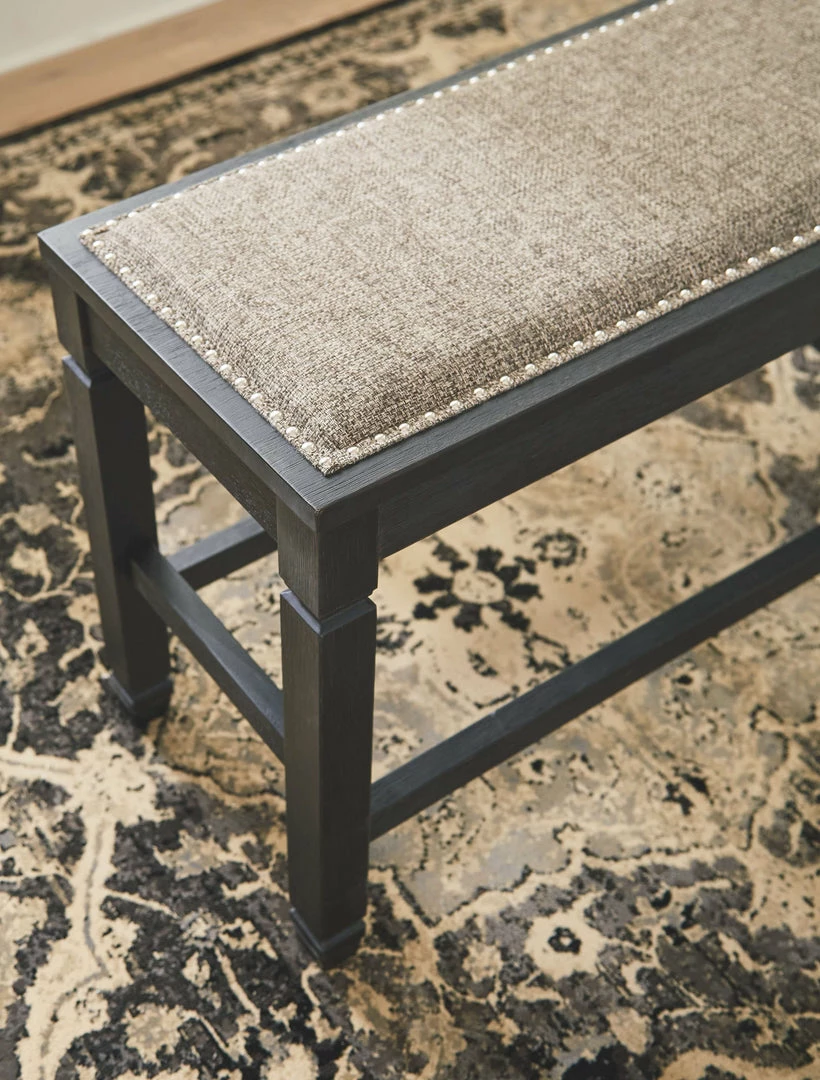 Top 10 🧨 Ashley Furniture Tyler - Antique Black - Dbl Counter Uph Bench (1/cn) Benches 👍 7 Ashley Furniture Tyler - Antique Black - Dbl Counter Uph Bench (1/cn) Benches