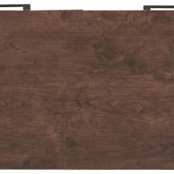 Ashley Furniture Horatio - Warm Brown/gunmetal - Home Office Small Desk Desks