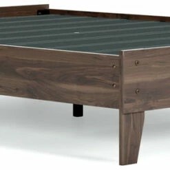 Signature Design By Ashley® Beds Calverson - Mocha - Queen Platform Bed