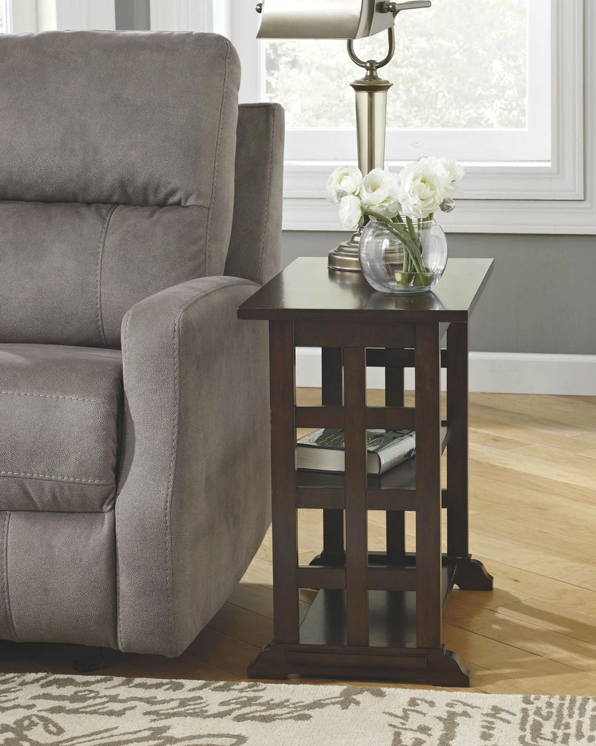 Flash Sale 🎉 Ashley Furniture Tables Braunsen - Brown - Chair Side End Table - Squared Sides ⭐ 14 Ashley Furniture Tables Braunsen - Brown - Chair Side End Table - Squared Sides