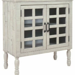 Ashley Furniture Falkgate - Whitewash - Accent Cabinet