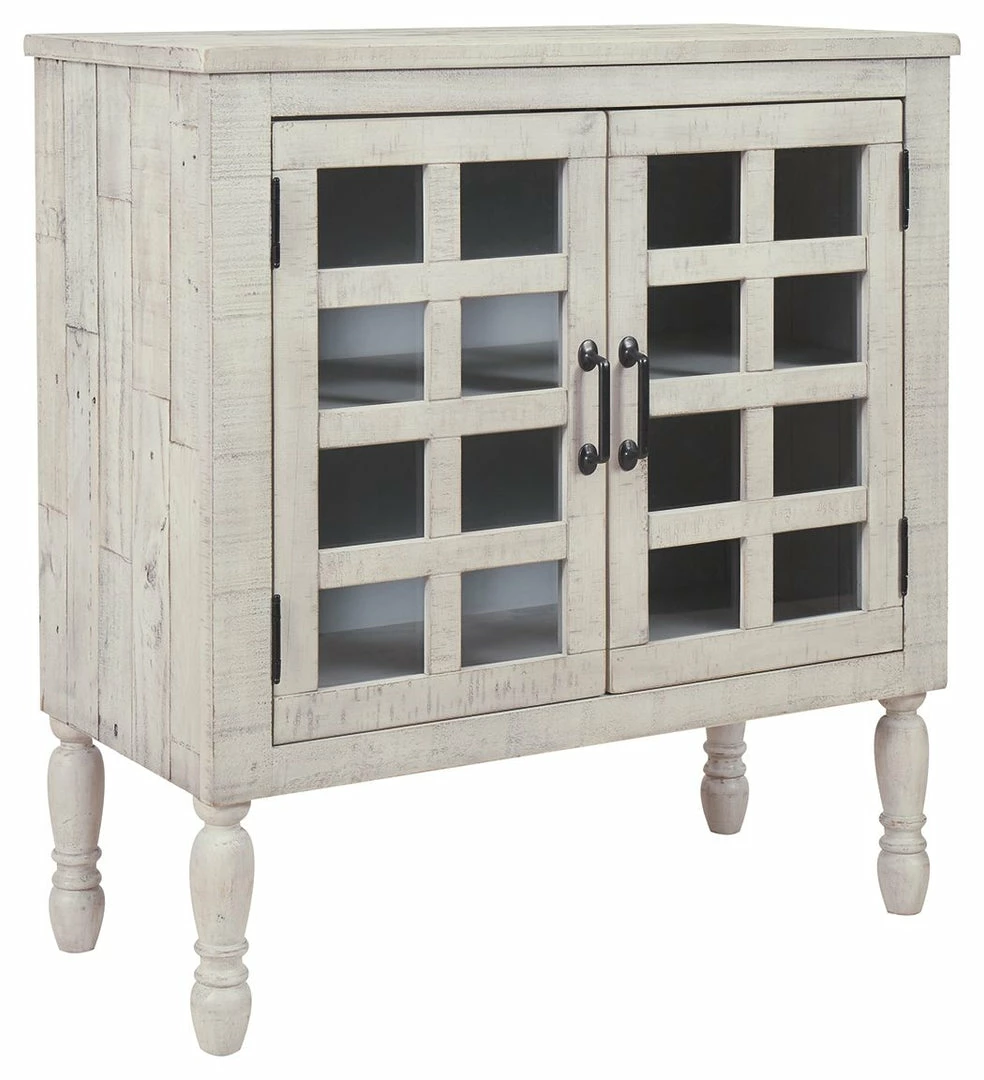 Cheap 👍 Ashley Furniture Falkgate - Whitewash - Accent Cabinet ✨ 3 Ashley Furniture Falkgate - Whitewash - Accent Cabinet