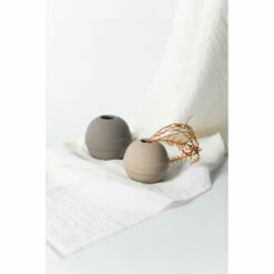 Moe's Home Collection Naturalist Vase Large Dark Grey Table Decor