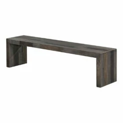 Moe's Home Collection Vintage Bench Large Grey