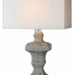 Accessories Uttermost San Marcello Blue Glaze Lamp