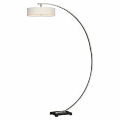 Accessories Uttermost Tagus Nickel Arc Floor Lamp