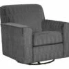 Ashley Furniture Zarina - Graphite - Swivel Accent Chair Chairs
