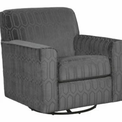 Ashley Furniture Zarina - Graphite - Swivel Accent Chair Chairs
